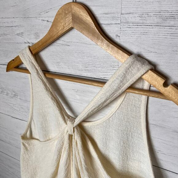 Madewell Top Womens Size Small Ivory Everly Twisted Jacquard Tank Summer - Picture 12 of 15